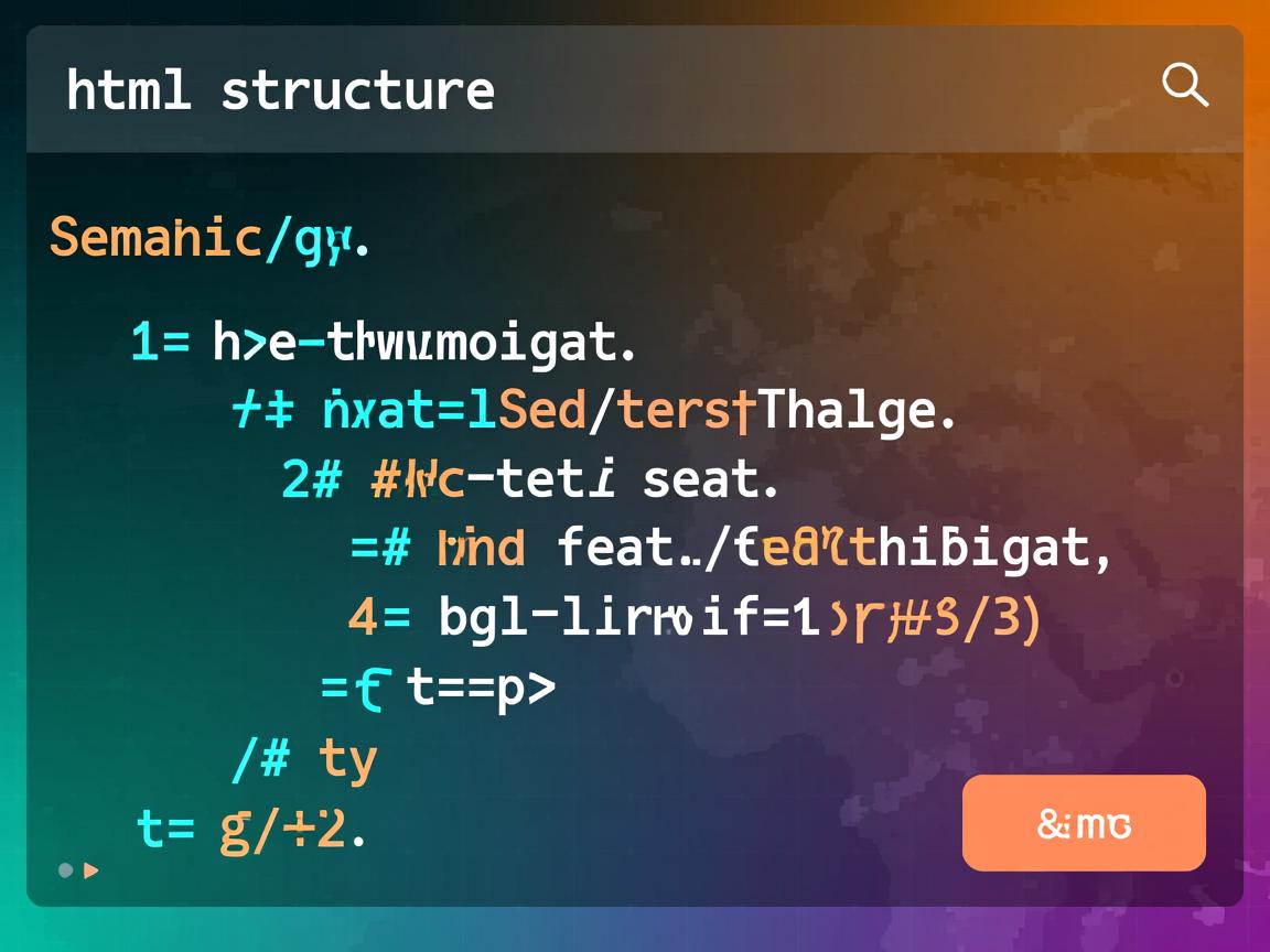 如何理解html结构的语义化 第2张 如何理解html结构的语义化 第2张