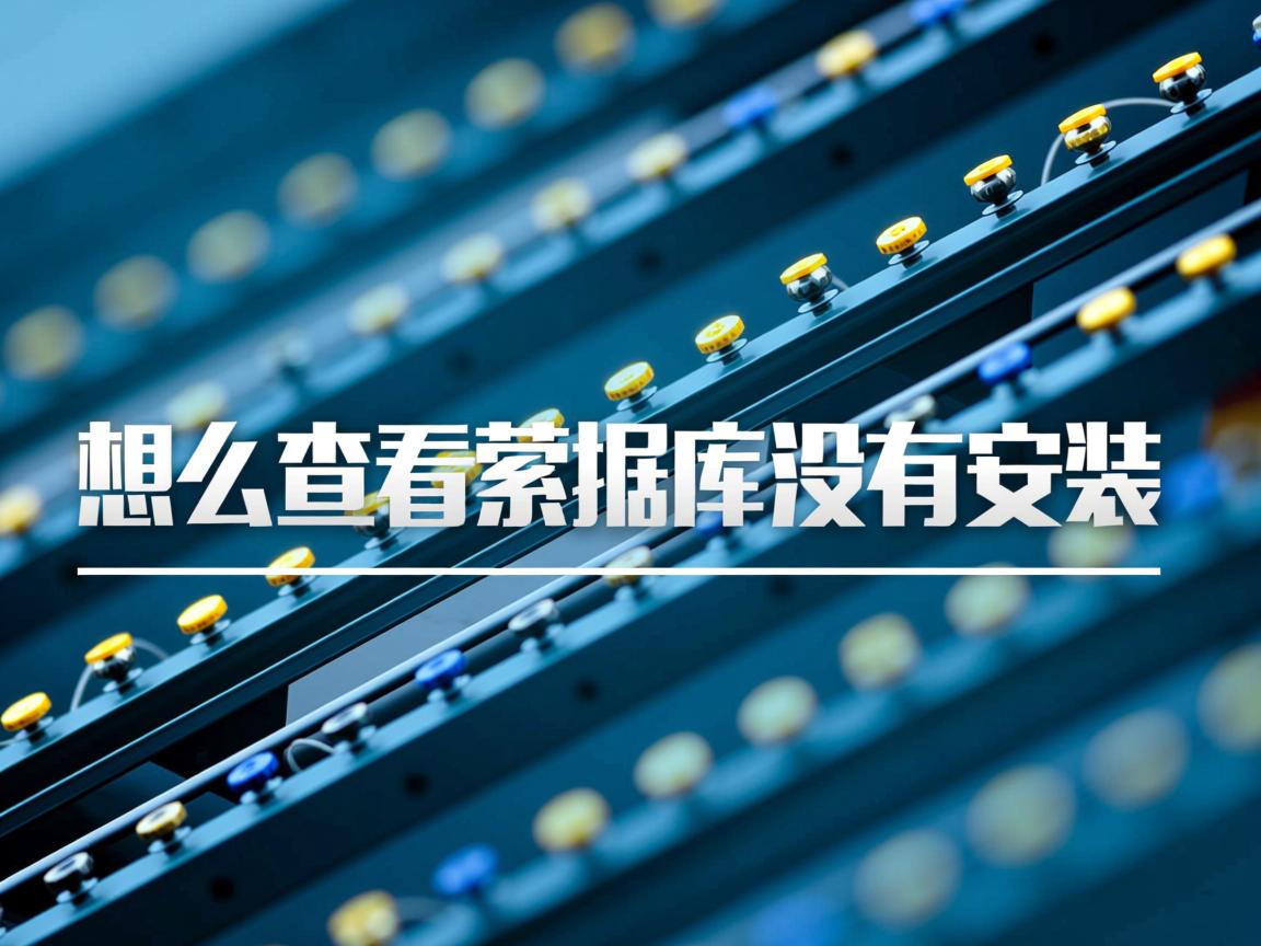 怎么查看数据库有没有安装 第2张 怎么查看数据库有没有安装 第2张