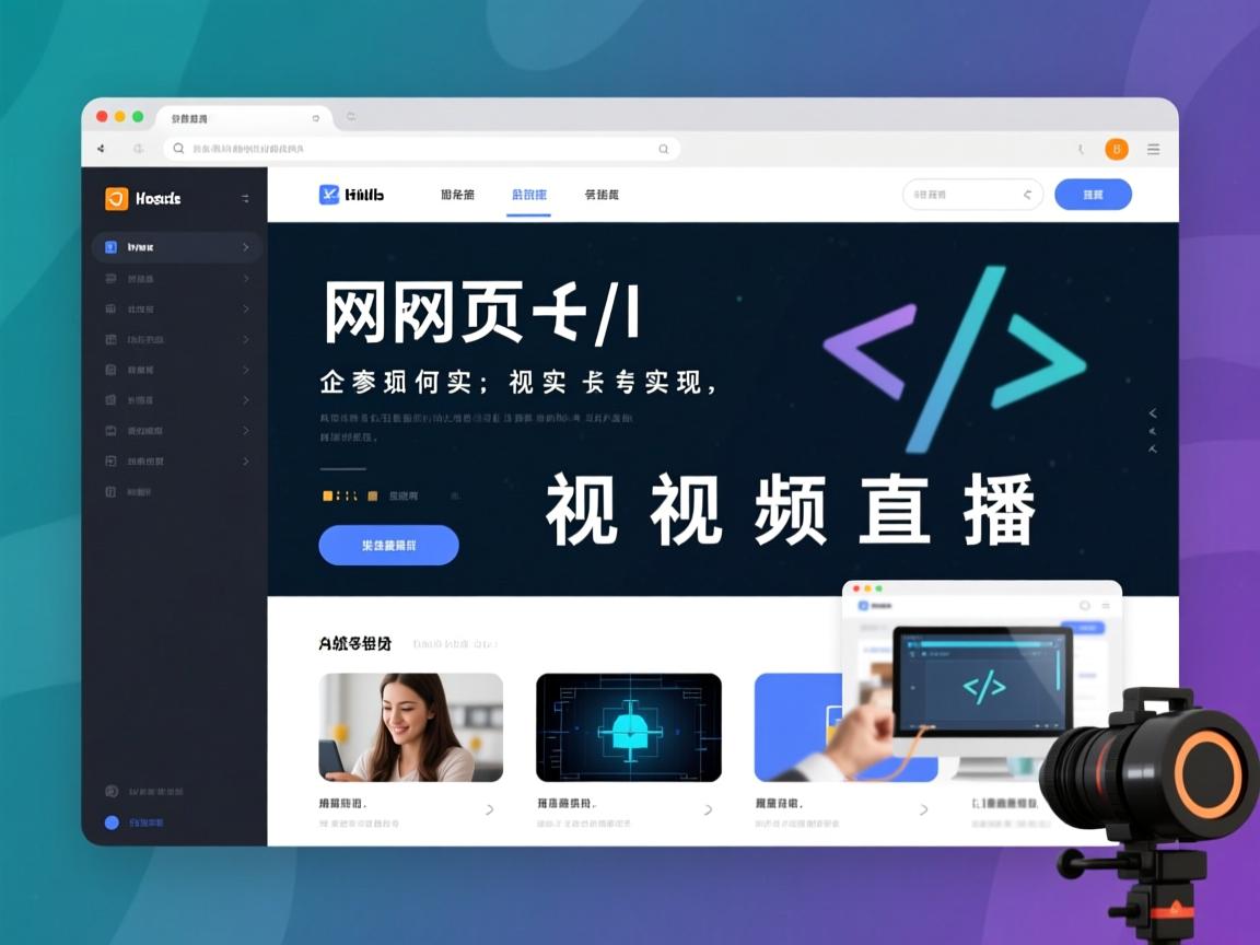 html网页如何实现视频直播 第3张 html网页如何实现视频直播 第3张