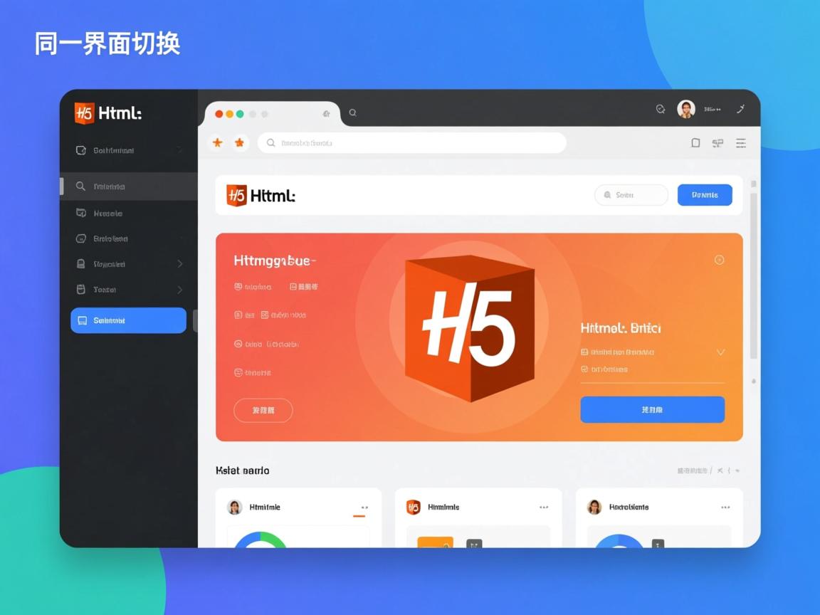 html5如何实现在同一界面切换 第1张 html5如何实现在同一界面切换 第1张