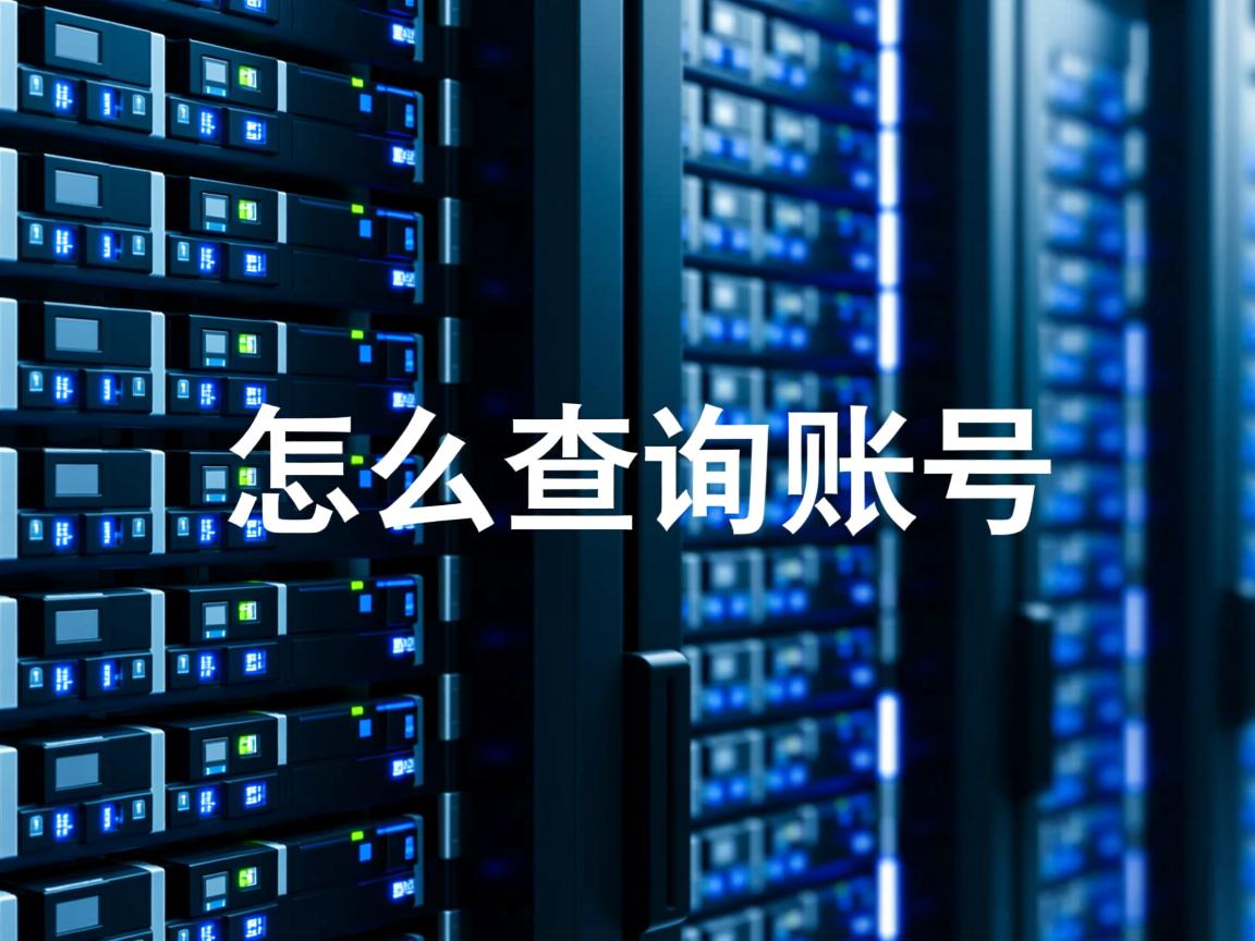 数据库怎么查询一个帐号 第1张 数据库怎么查询一个帐号 第1张