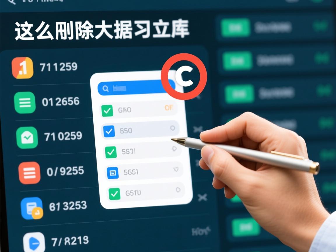 c 怎么删除数据库里的数据