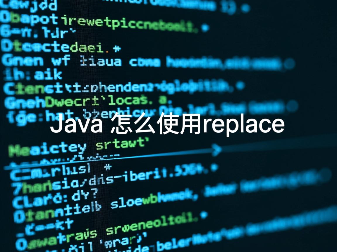 java中怎么使用replace 第1张 java中怎么使用replace 第1张