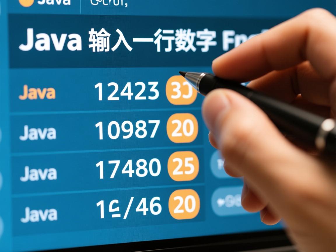 java怎么输入一行数字排序 第3张 java怎么输入一行数字排序 第3张