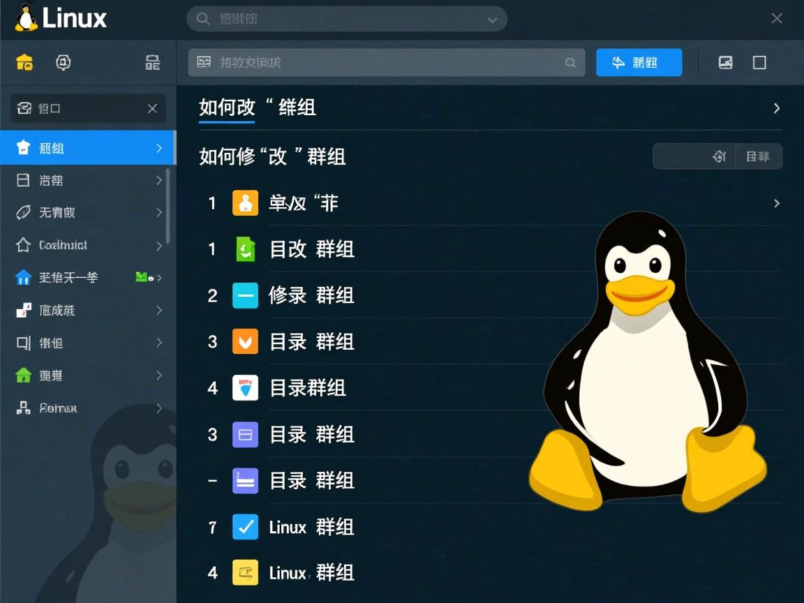 linux如何修改目录群组 第3张 linux如何修改目录群组 第3张