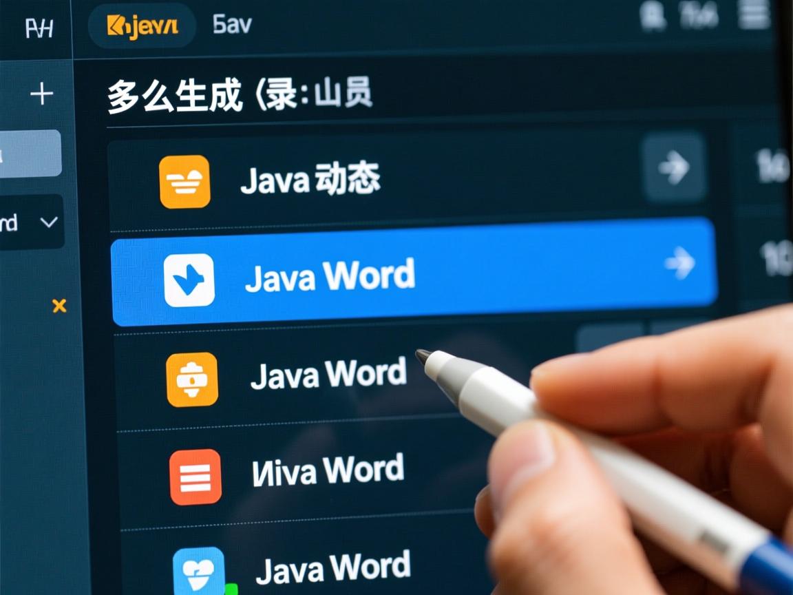 java 怎么生成动态word目录 第2张 java 怎么生成动态word目录 第2张