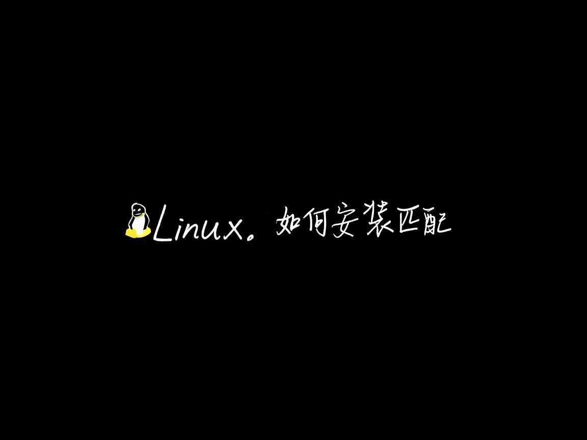 linux中如何安装匹配 第2张 linux中如何安装匹配 第2张