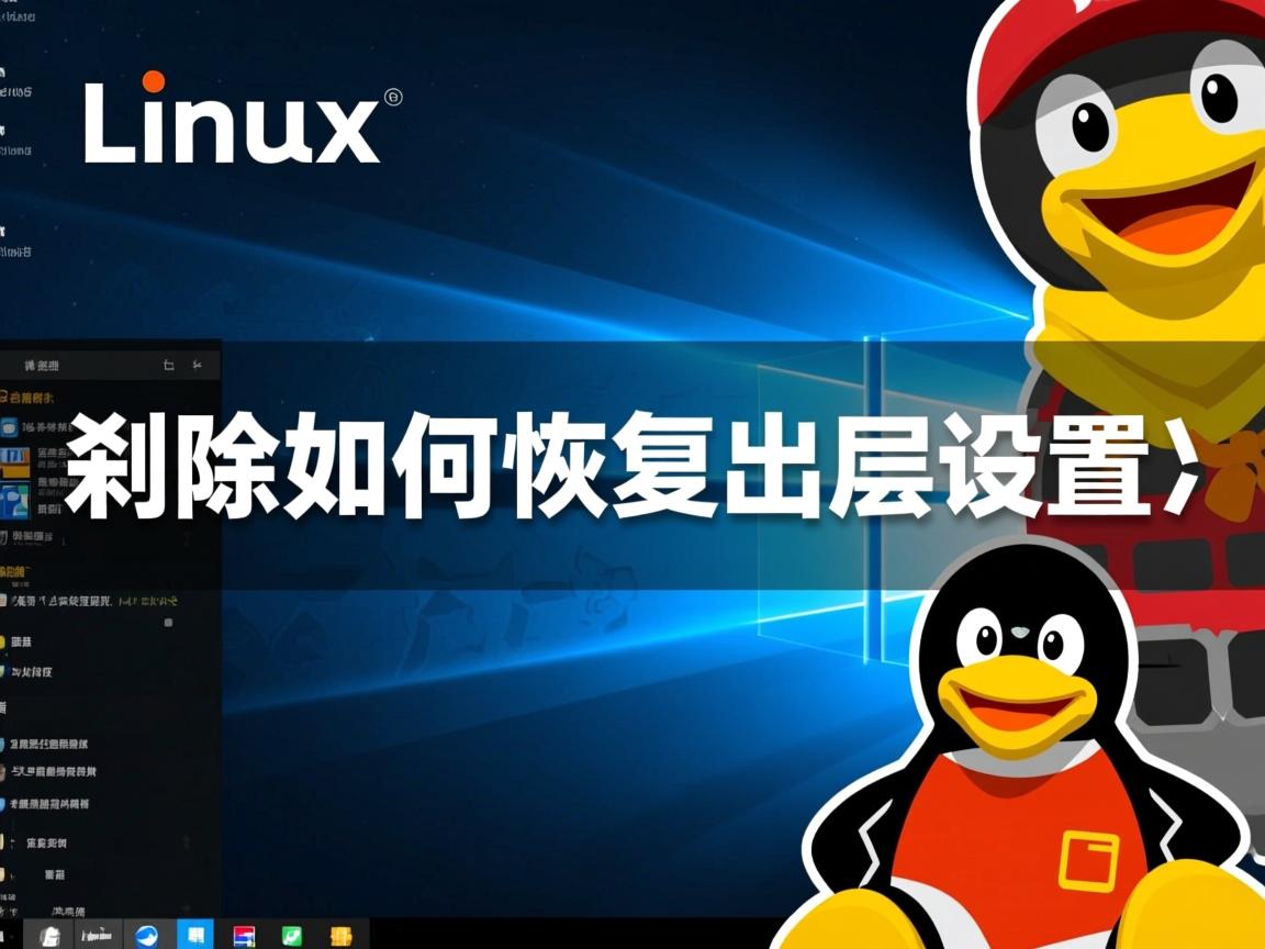 linux删除如何恢复出厂设置 第2张 linux删除如何恢复出厂设置 第2张