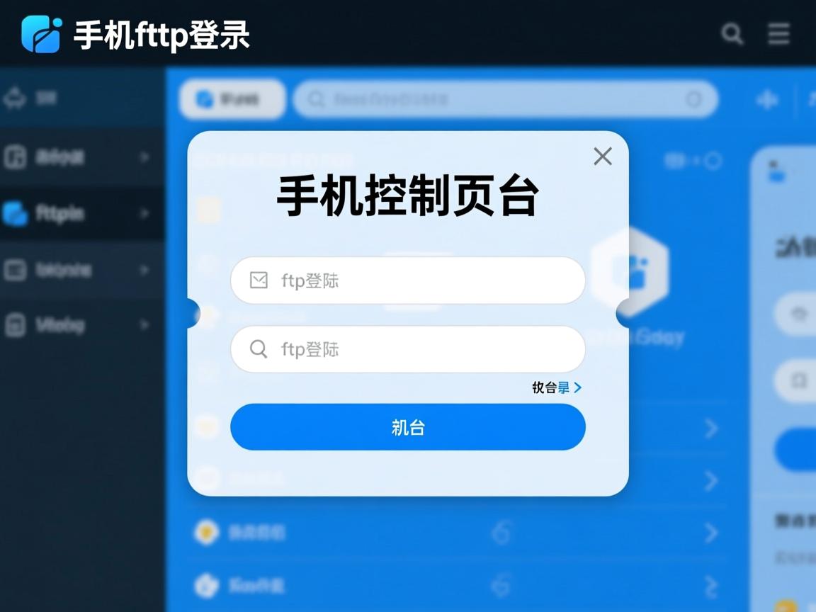 虚拟主机 ftp登陆 控制面板  第1张