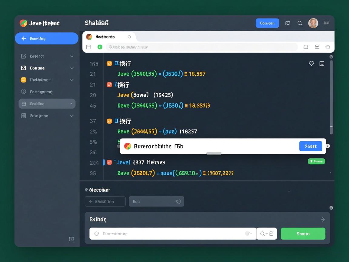 java图形界面怎么换行