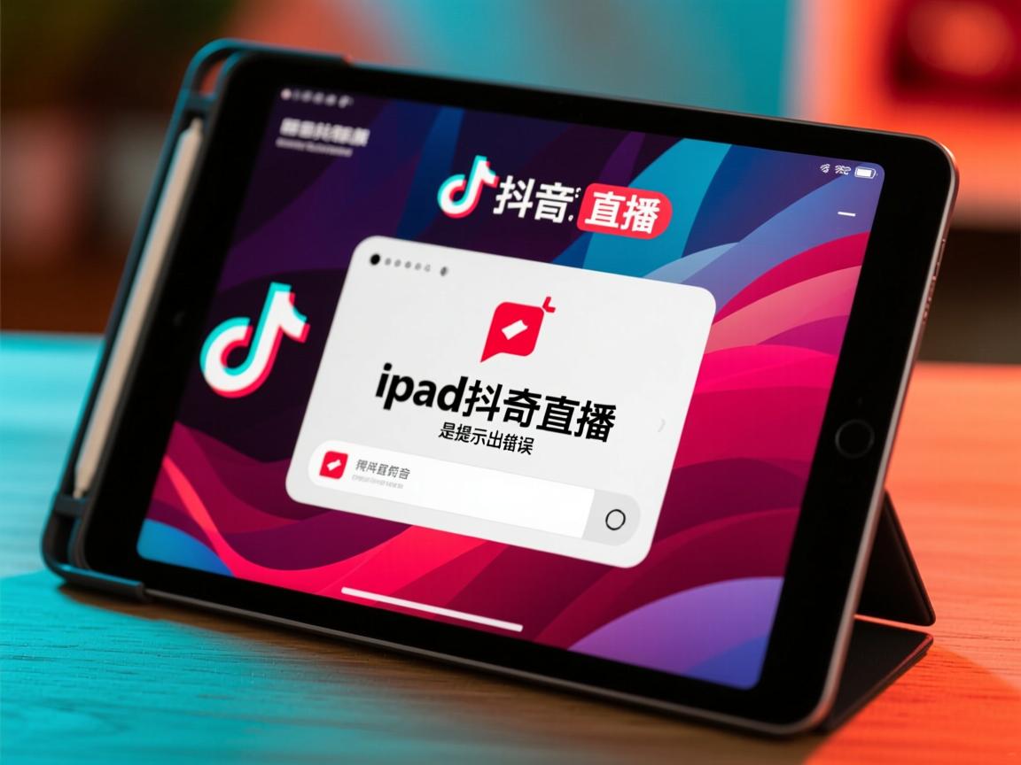 为什么ipad抖音直播老是提示出错  第1张