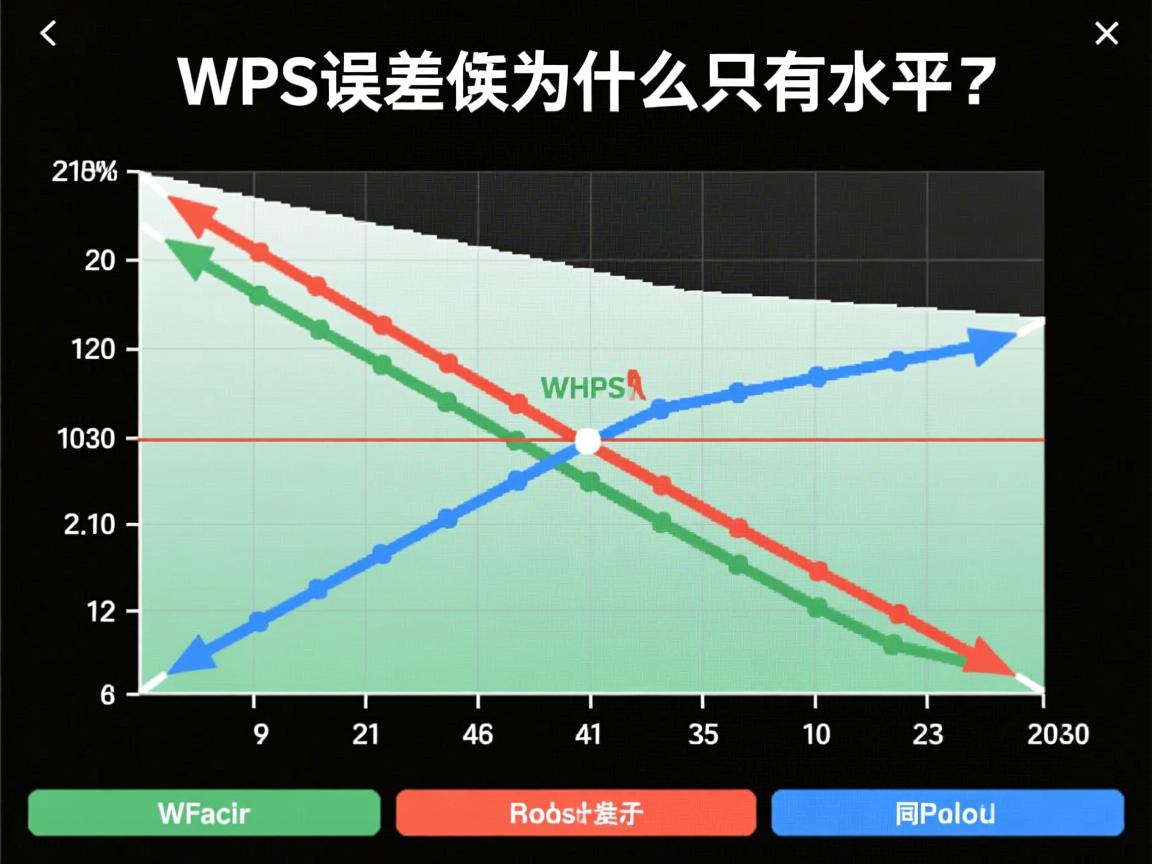 wps的误差线为什么只有水平 第3张 wps的误差线为什么只有水平 第3张