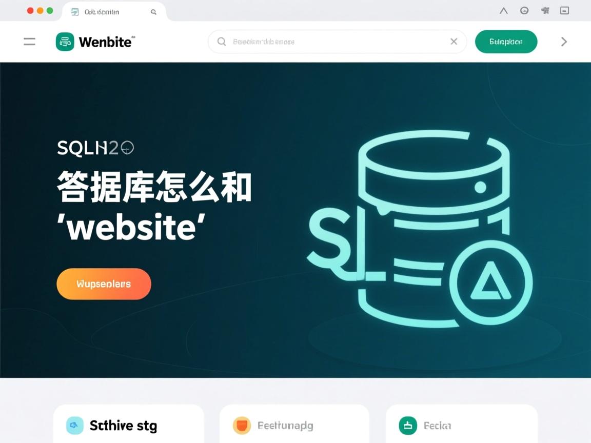 sql数据库怎么和网站  第1张
