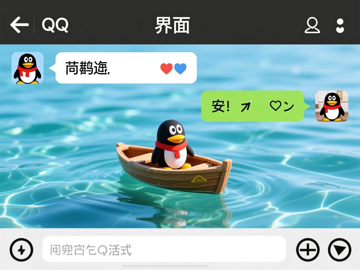 为什么qq聊天界面有个小船  第2张