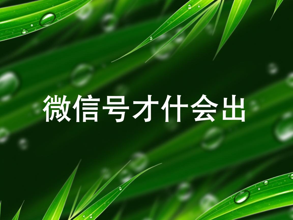 一个微信号为什么会出 第3张 一个微信号为什么会出 第3张