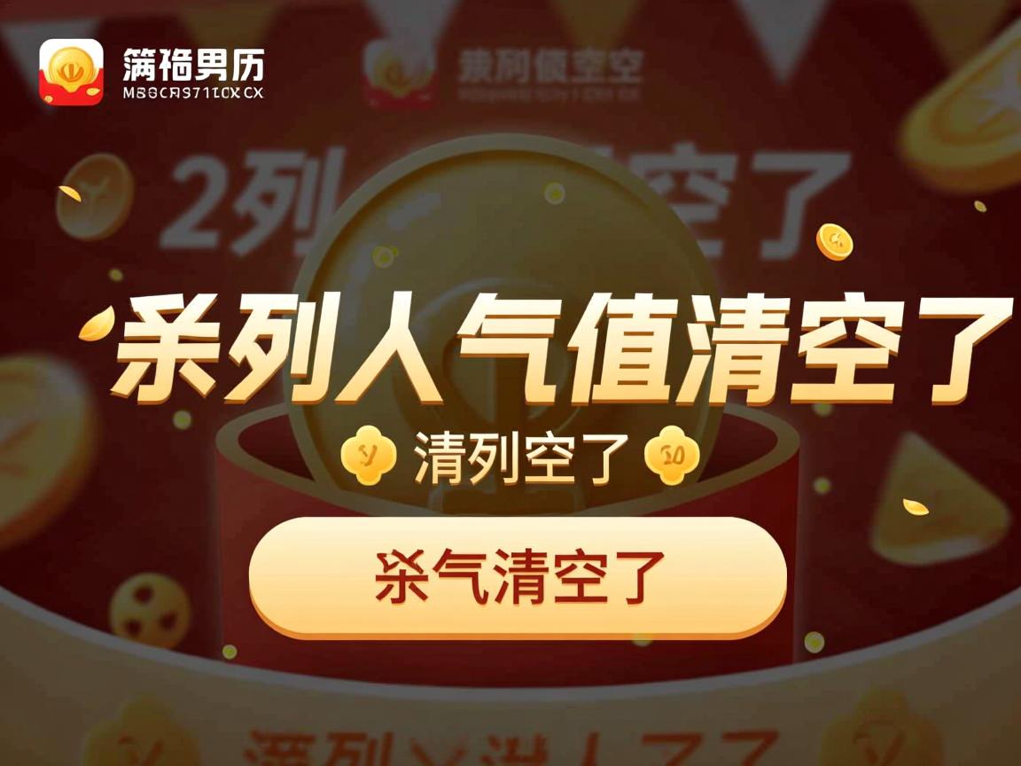 为什么扩列人气值清空了 第1张 为什么扩列人气值清空了 第1张