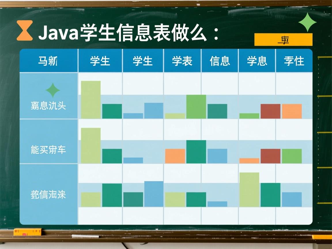 java学生信息表怎么做  第3张