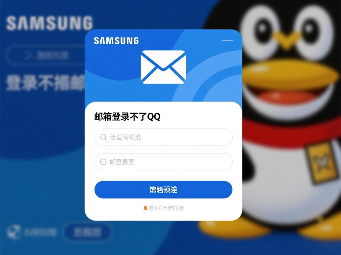 三星邮箱为什么登录不了qq