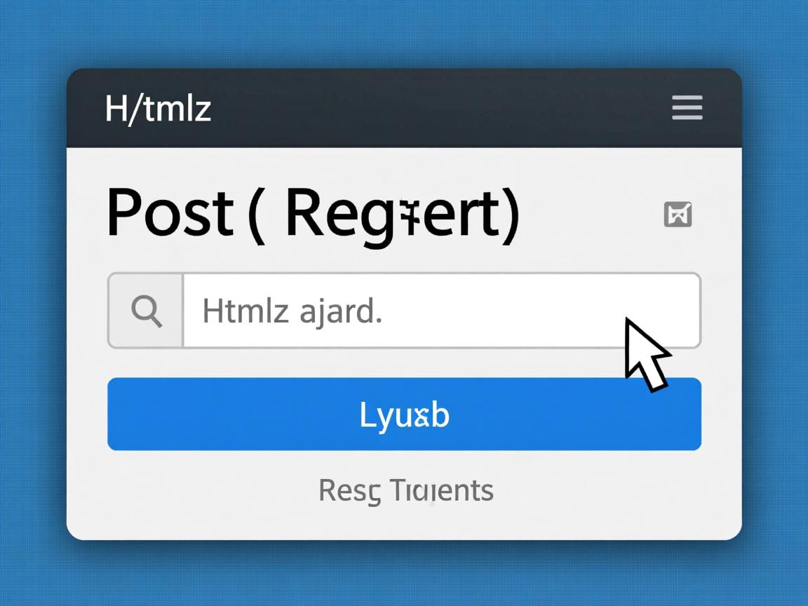html如何发post请求  第3张