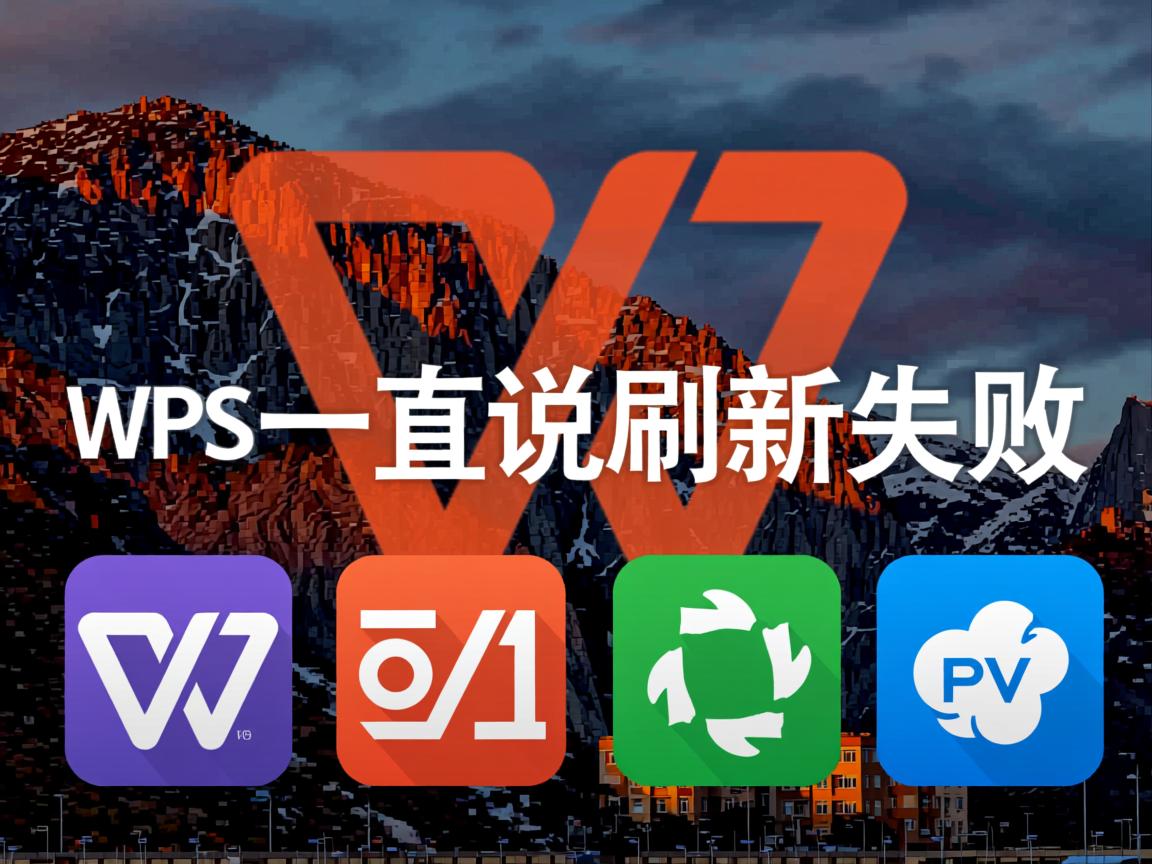 为什么手机wps一直说刷新失败 第1张 为什么手机wps一直说刷新失败 第1张