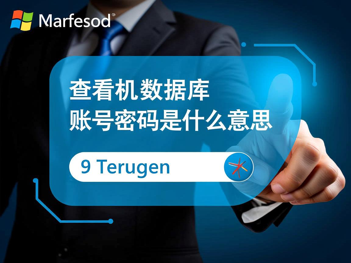 怎么查看本机数据库账号密码是什么意思 第1张 怎么查看本机数据库账号密码是什么意思 第1张