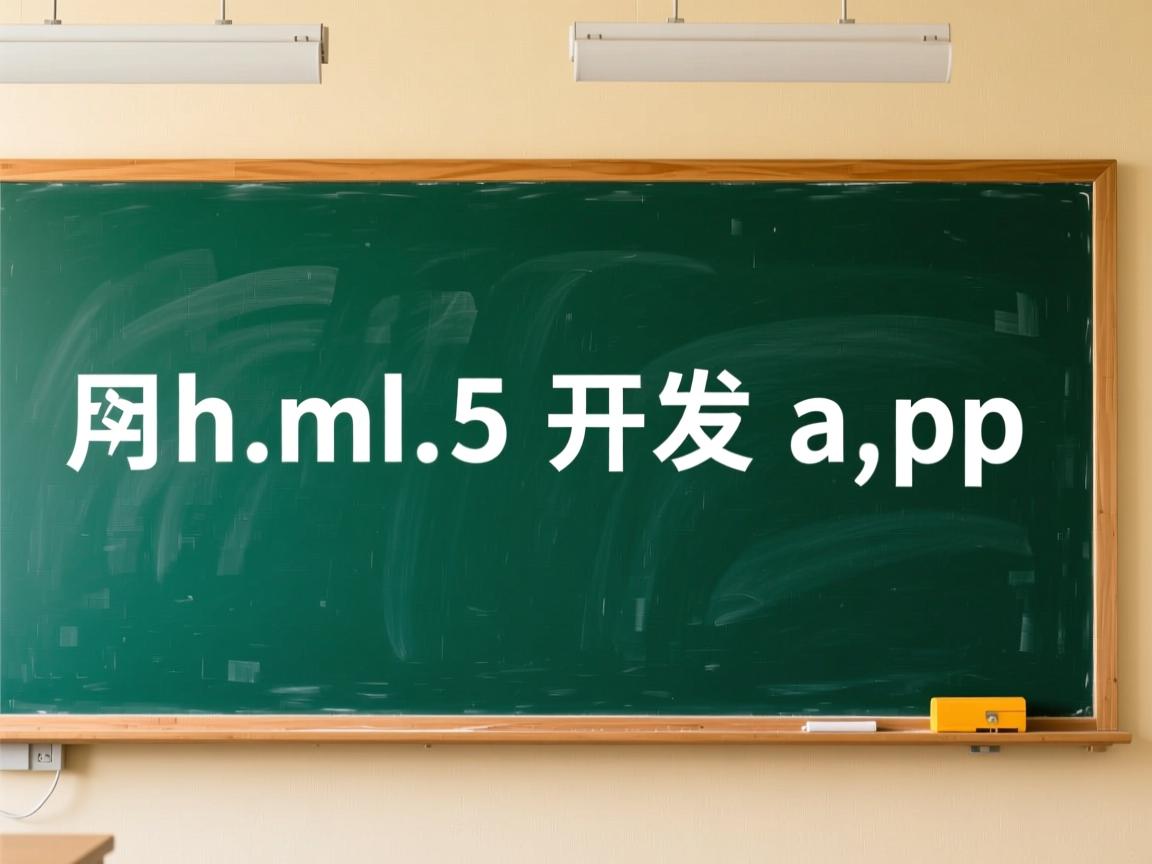 如何用html5开发app