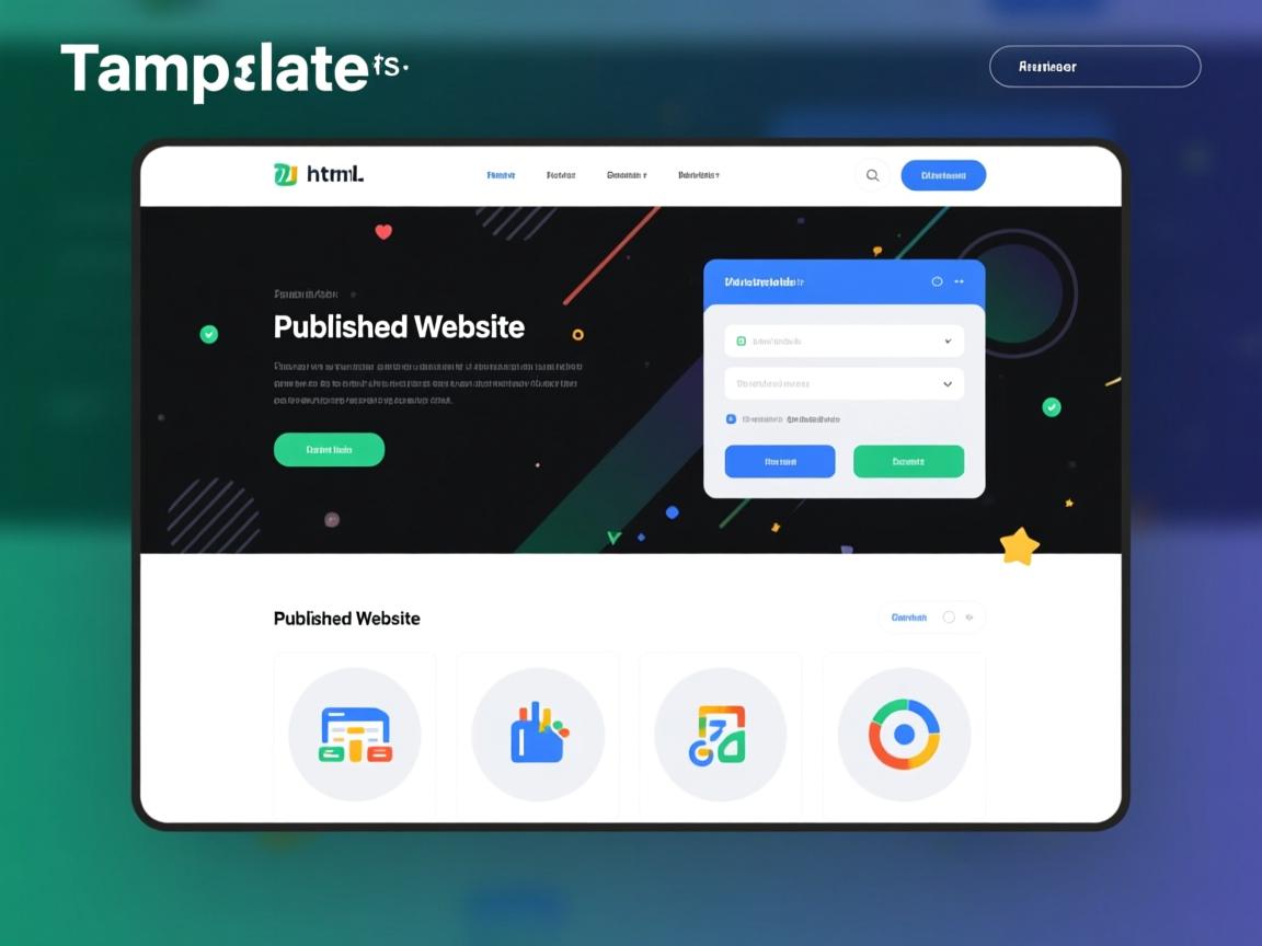 html模板如何发布网站  第3张