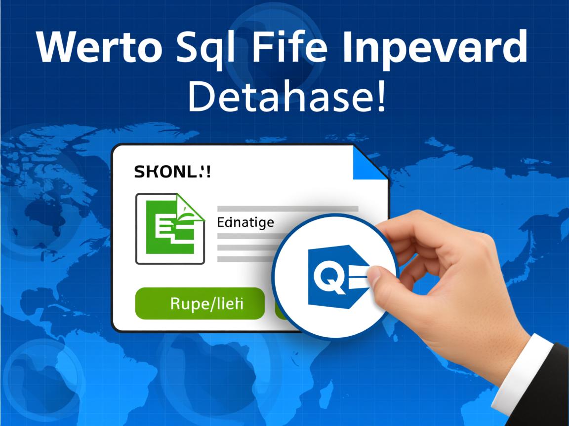 怎么把sql文件导入数据库  第1张