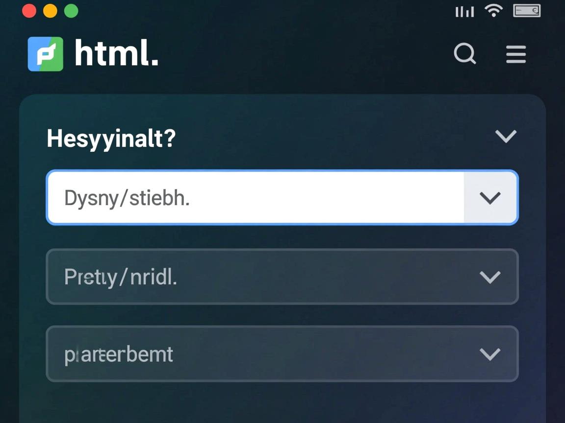如何在html中将下拉框定型  第1张