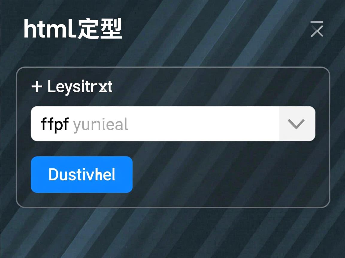 如何在html中将下拉框定型  第3张