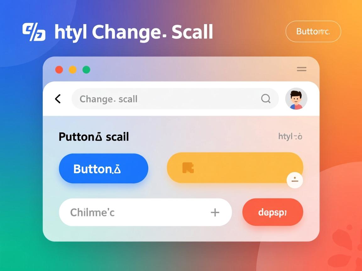 html中按钮如何改变大小 第1张 html中按钮如何改变大小 第1张