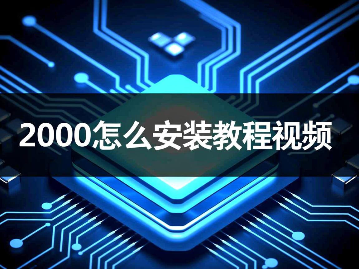 数据库2000怎么安装教程视频  第3张