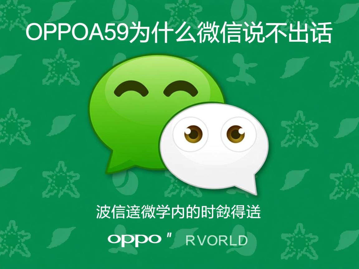 OPPOA59为什么微信说不出话  第1张