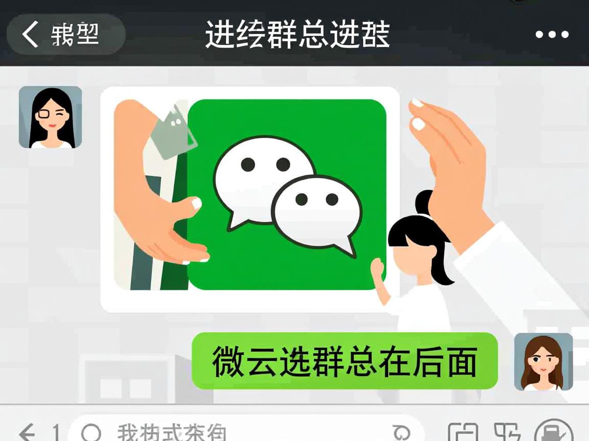 为什么微信进群总在后面 第1张 为什么微信进群总在后面 第1张