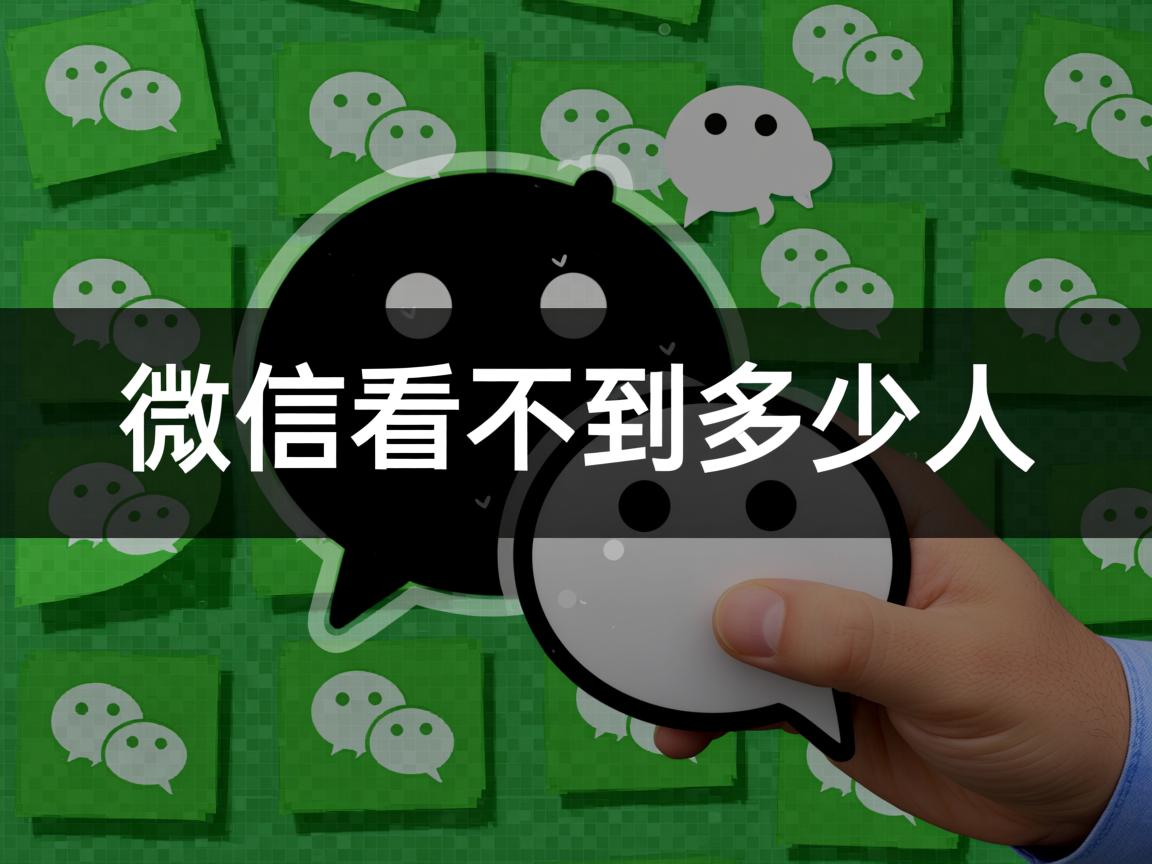 为什么微信看不到多少人  第1张
