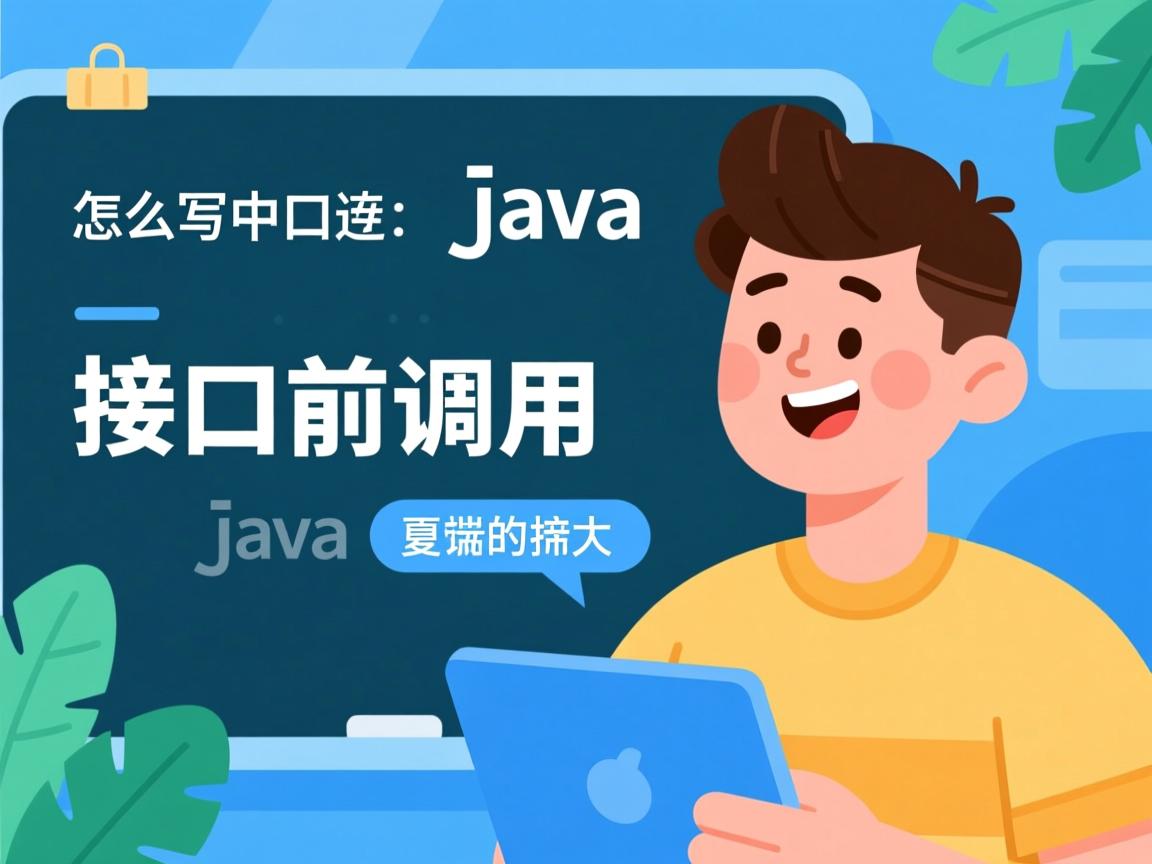 java怎么写接口前端调用 第1张 java怎么写接口前端调用 第1张