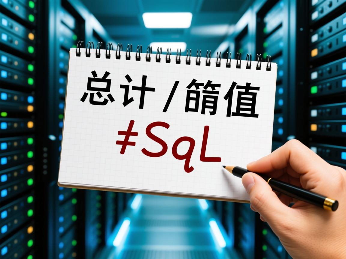 数据库合计值怎么用sql写  第1张