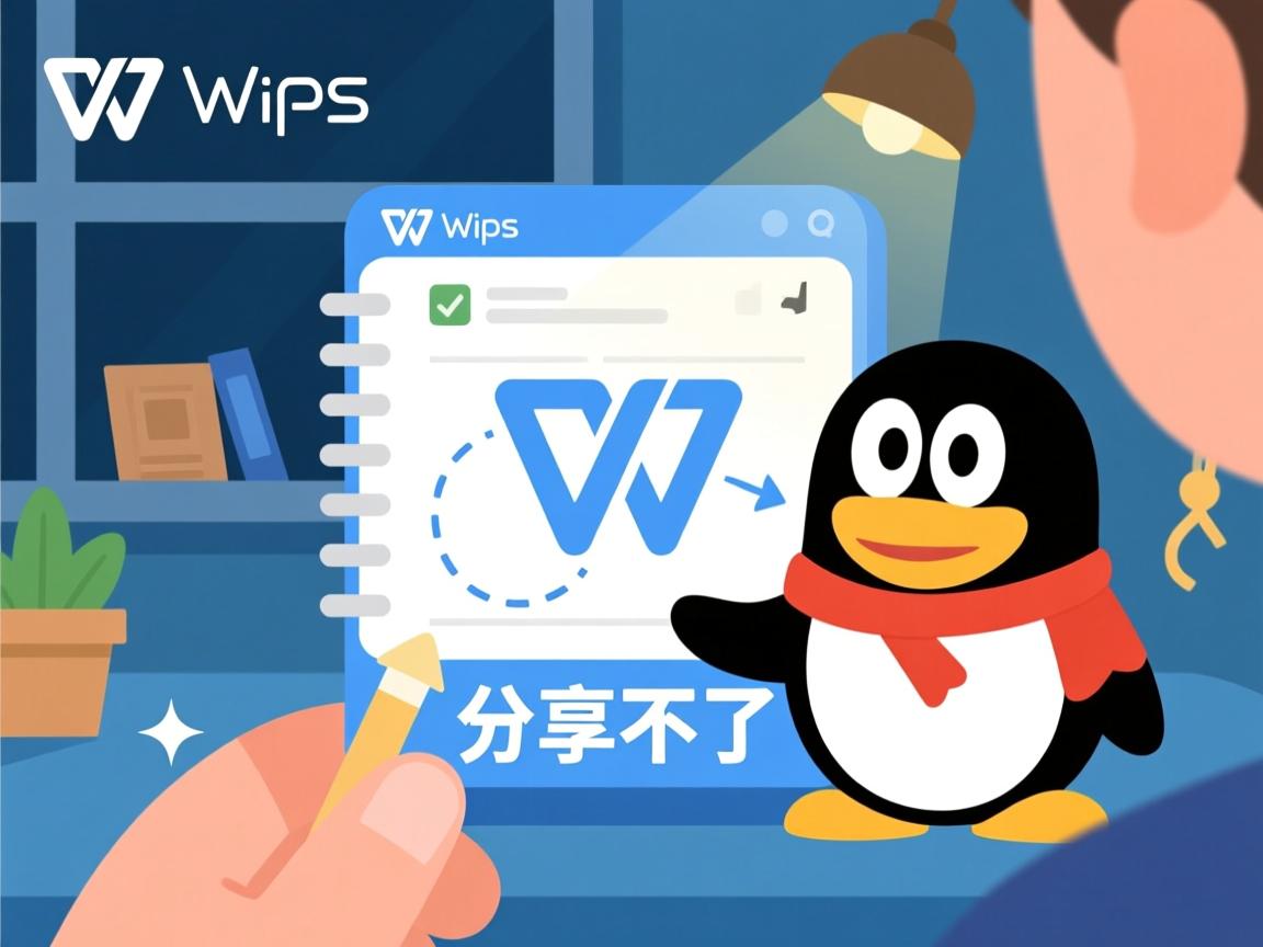 为什么wps跳转qq分享不了怎么回事