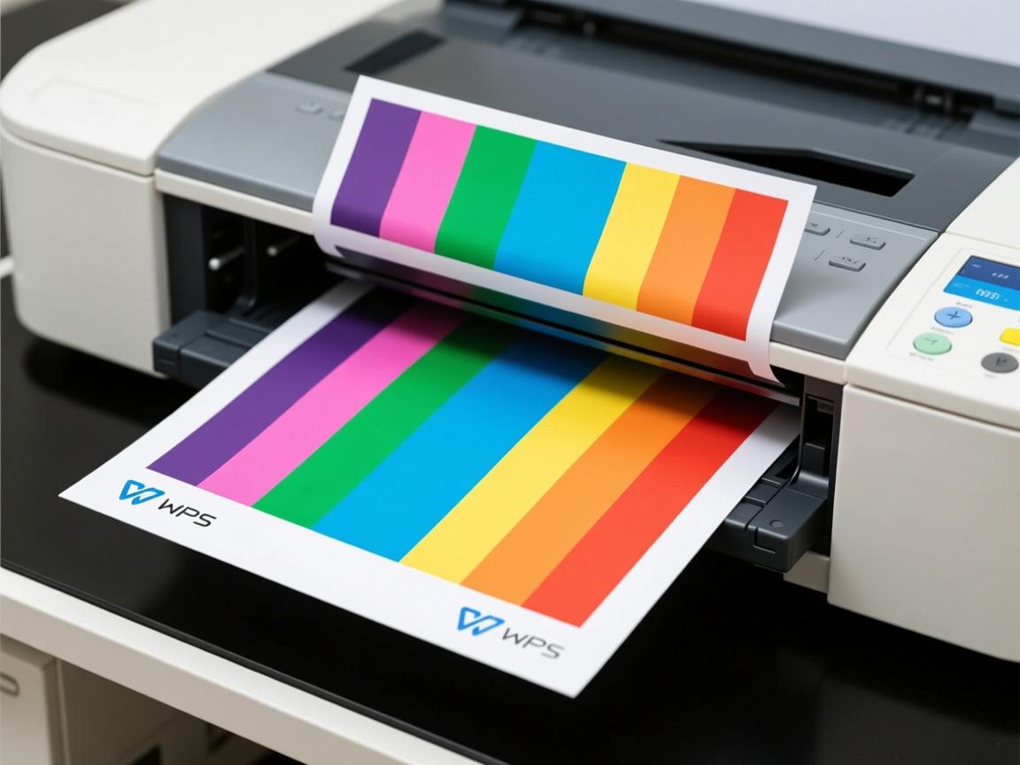 为什么wps打印不出来颜色  第1张