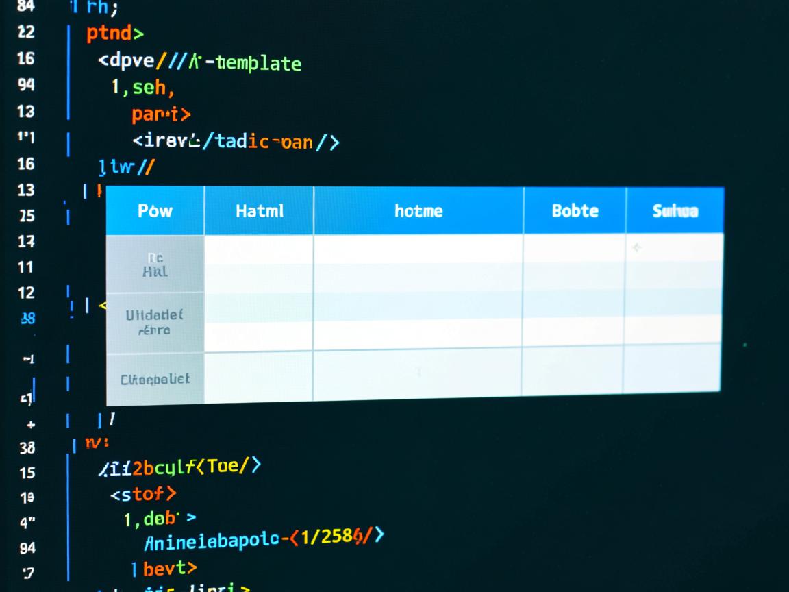 如何用html做表格模板  第3张