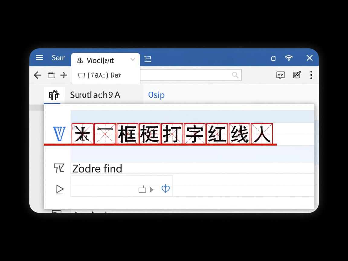 为什么word文本框打字是红线  第3张