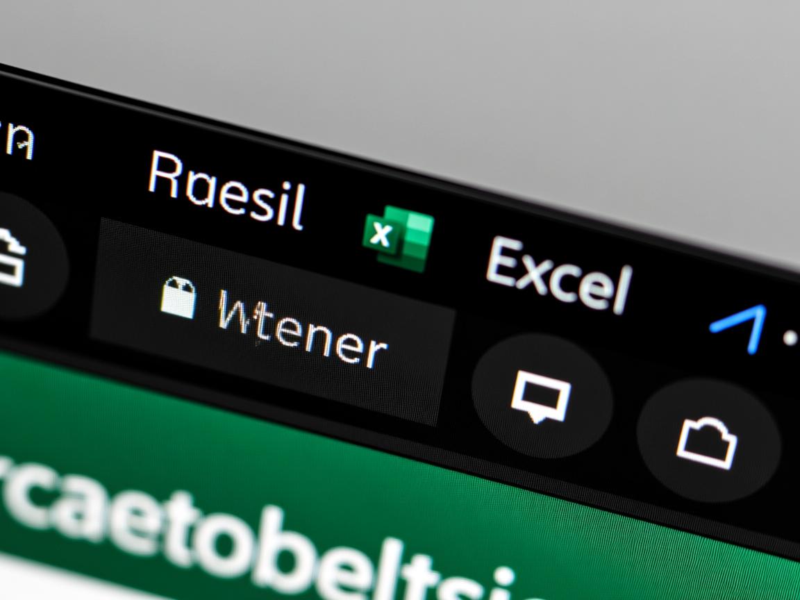 为什么Excel任务栏是黑色的  第1张