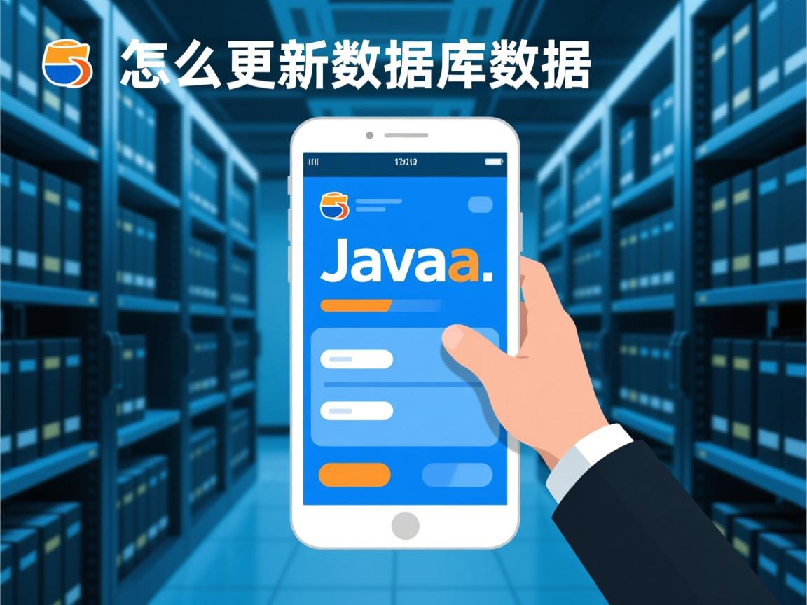 java怎么更新数据库数据