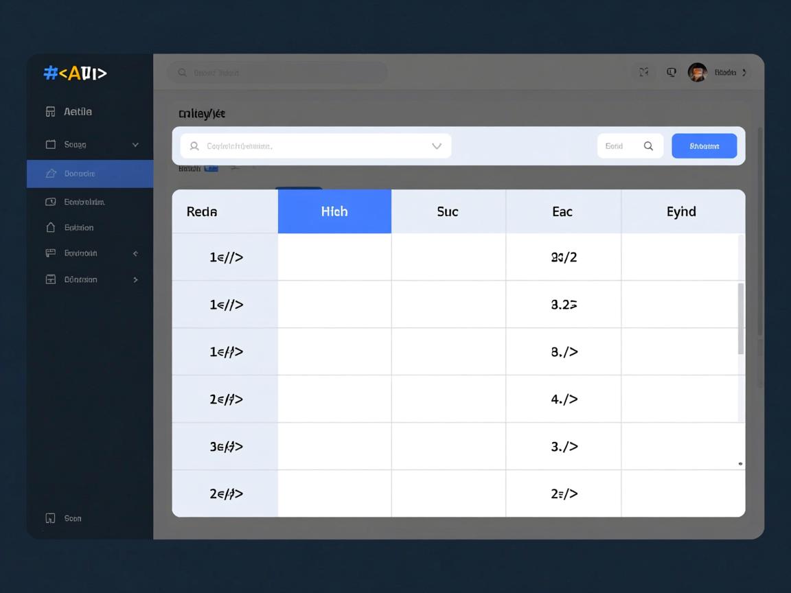 html如何设计表格样式  第1张