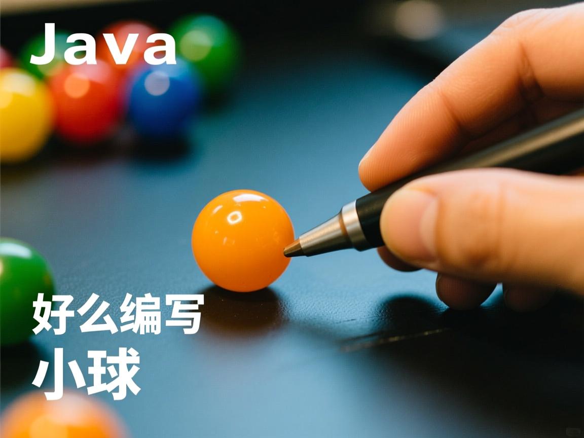 java 怎么编写 小球  第3张