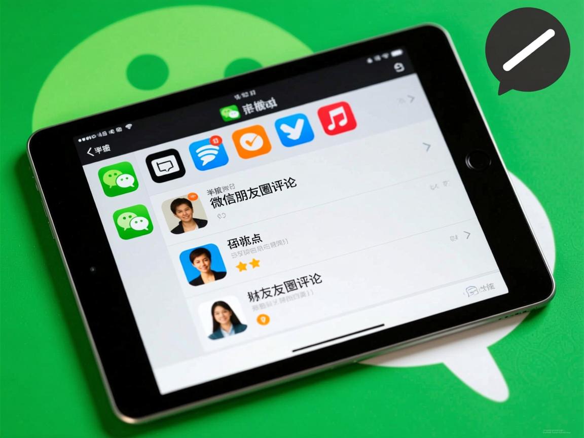 为什么ipad上微信朋友圈评论