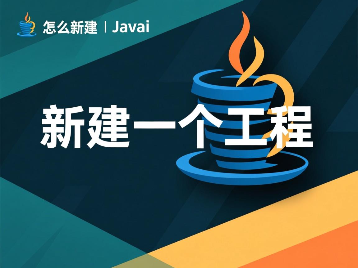 java怎么新建一个工程  第1张