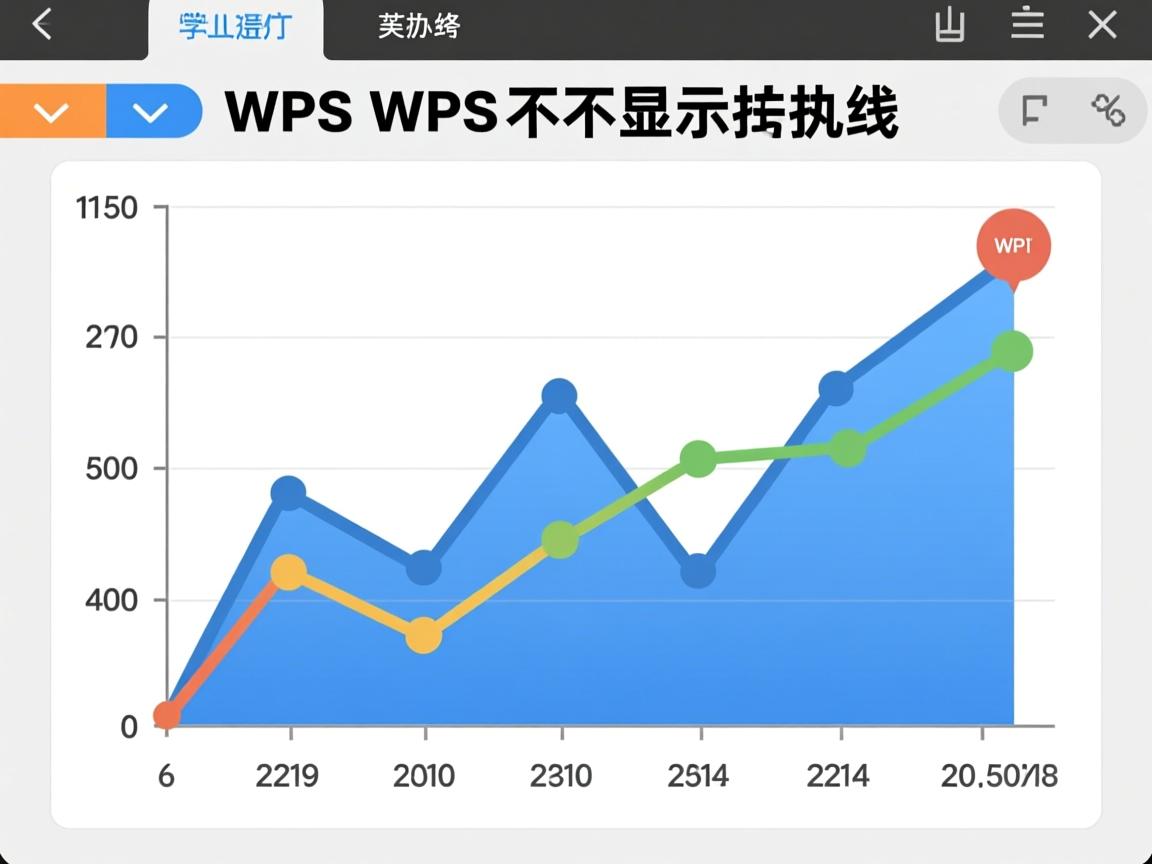 wps折线图为什么不显示折线  第2张