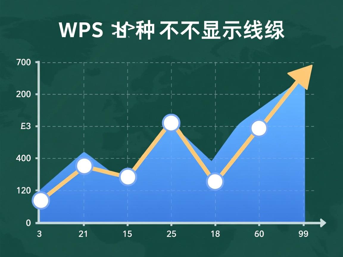 wps折线图为什么不显示折线  第3张