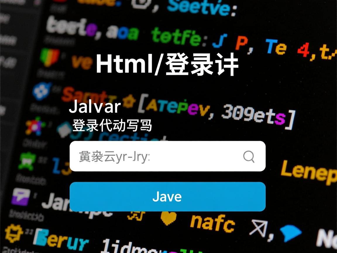 java写html登录代码怎么写